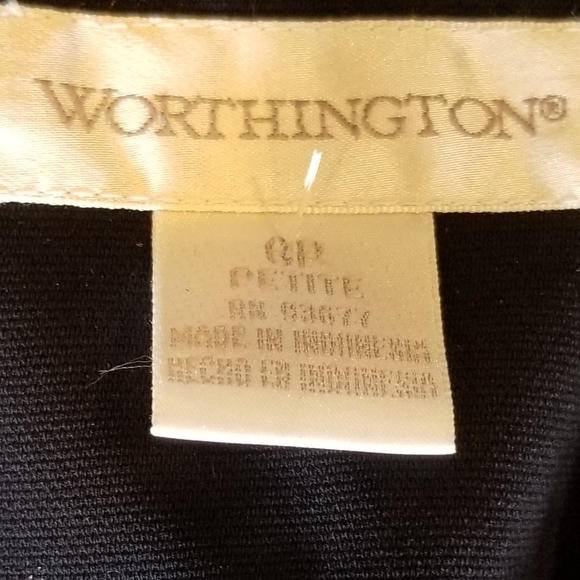 NEW! Worthington Knock Out Navy Blazer 6P. - Picture 2 of 7